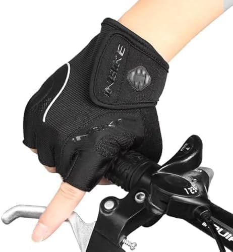 INBIKE 5mm Padded Half Finger Bike Bicycle Cycling Gloves-FlexoryFit