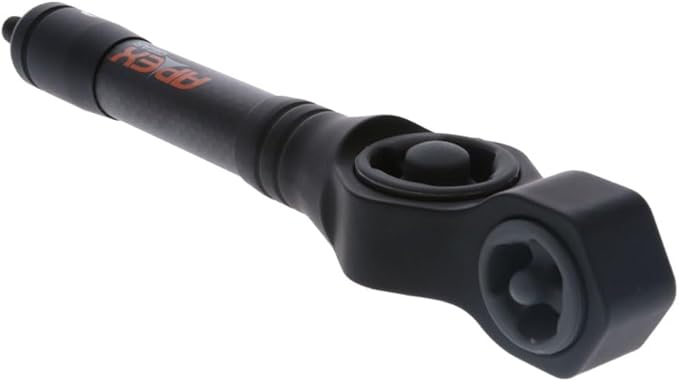 TRUGLO Cadence Vibration-Dampening Noise Reducing Lightweight 8" Hunting Archery Bow Stabilizer for Improved Bow Balance & Stability
