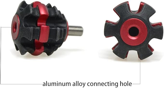 ZSHJGJR Archery Stackable Bow Stabilizer Ball Reduce Shock Absorber Balance Bar Vibration Damper Silencer for Recurve Compound Bow Hunting Shooting