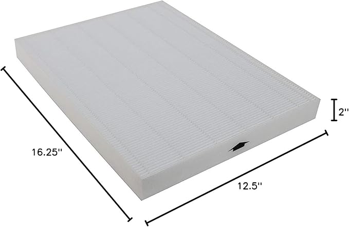LifeSupplyUSA True HEPA Filter Replacement Compatible with Winix 17WC P150 & WAC9300, 114090 Air Purifier