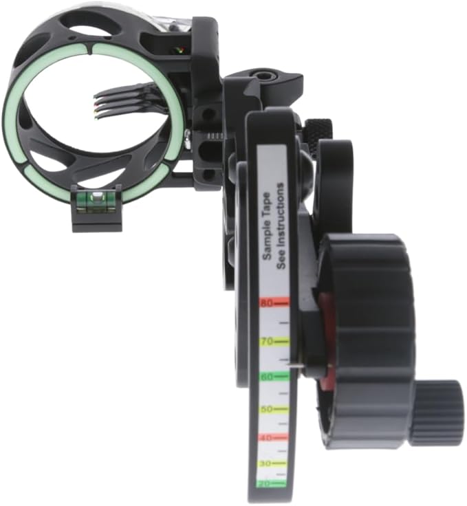 TRUGLO Range Rover М4 4-Pin Highly-Visible Micro-Adjustable Archery Hunting Bow Sight