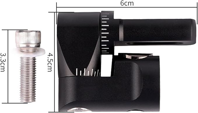 Single Side Adjustable V Bar Mount, Archery Stabilizers Bow Stabilizer Quick Disconnect Rod for Compound Bow, Single Sidebar Back Bar Stabilizer Mount