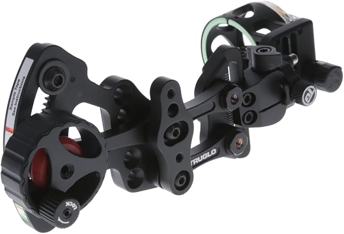 TRUGLO Range Rover М4 4-Pin Highly-Visible Micro-Adjustable Archery Hunting Bow Sight