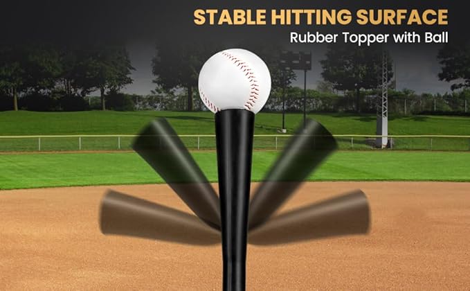 T-Ball Set with Baseball for Adults and Kids Softball Tees for Hitting T Ball Batting Tee Teeball Tee Batting Tees for Softball Batting Tees for Softball Tee Ball Set