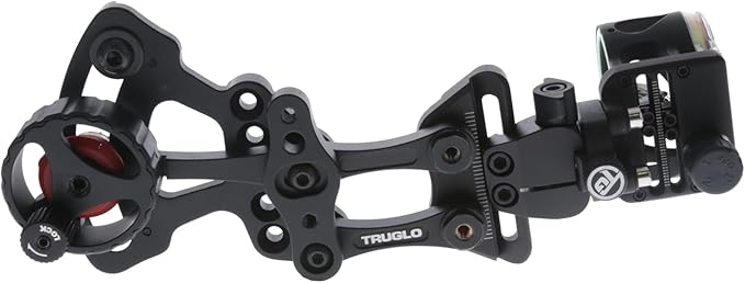 TRUGLO Range Rover М4 4-Pin Highly-Visible Micro-Adjustable Archery Hunting Bow Sight