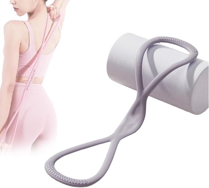 Luminousdo Resistance Bands,2025 New Upgraded Figure 8 Resistance Band for Working Out,High Elasticity Stretch Arm Rope for Yoga,Chest Expander Strap with Handles for Women Men-FlexoryFit