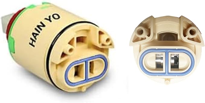 JH01GJ HK-40 Faucet Cartridge,Single Lever Faucet Cartridge,Compatible with Single Handle Tub and Shower Faucet,For Home Shower Cartridge Handle Cartridge Replacement,Commonly Used in Uberhaus Faucets