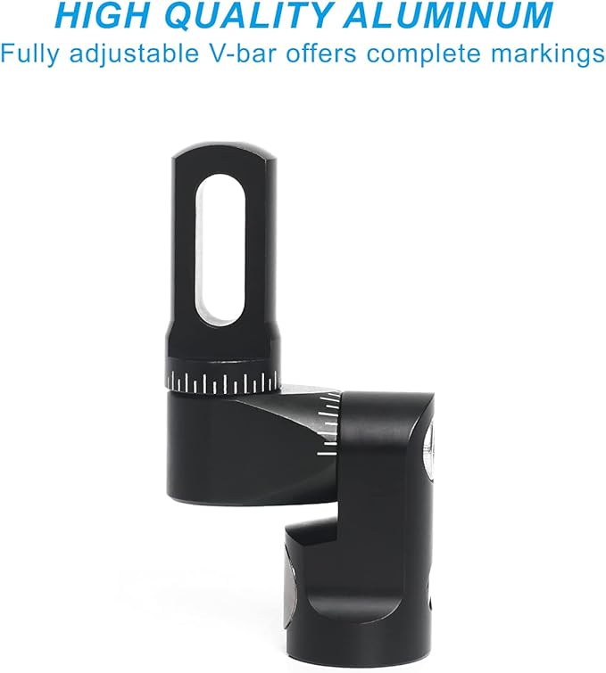 Single Side Adjustable V-Bar Mount Bow Stabilizer Quick Disconnect Rod for Compound Bow,High-Performance Compound Bow Stabilizer