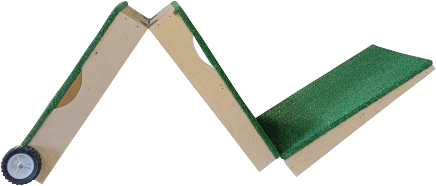 Titan Professional Mounds 6 Inch Ultra Portable Youth Baseball Pitching Mound with Wheels Ages 12 & Under-FlexoryFit