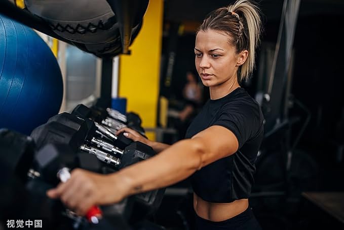 Ritafer 6-10 Pair Hex Rubber Dumbbell Set 350/450 and 550 lbsï¼?-50 lbs )Hand Free Weight for Strength Coated Encased Iron Weights with Dumbbells Storage Rack Home Gym-FlexoryFit