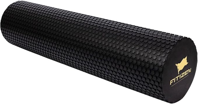 FitNation Foam Roller – High-Density Foam Muscle Roller – Textured Foam Rollers for Muscle Massage, Stretching, Pilates, Yoga-FlexoryFit