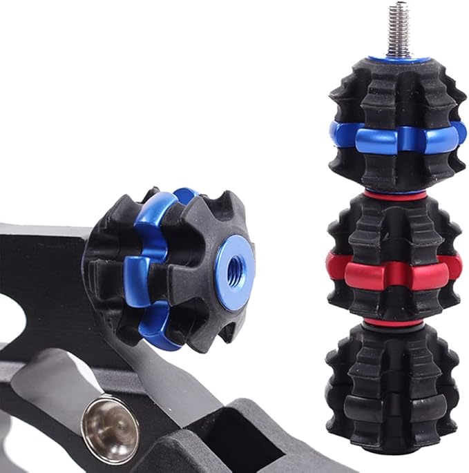 ZSHJGJR Archery Stackable Bow Stabilizer Ball Reduce Shock Absorber Balance Bar Vibration Damper Silencer for Recurve Compound Bow Hunting Shooting