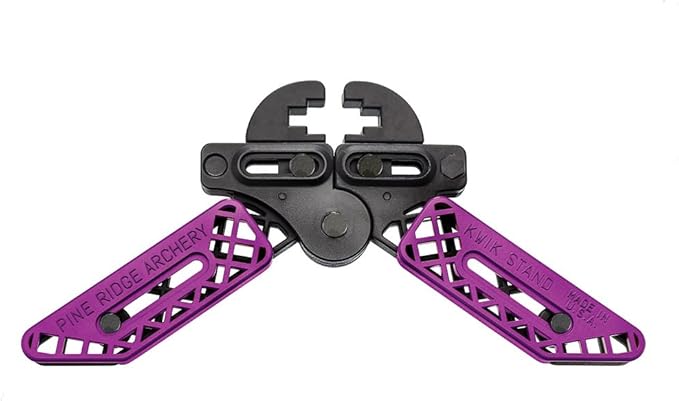 Pine Ridge Archery Kwik Stand Bow Support, Fit on Most Bow Limbs, Perfect for Ground or Box Blind Hunting