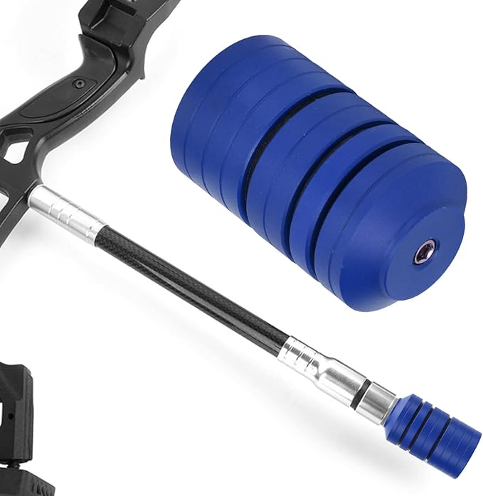 VBESTLIFE Archery Bow Stabilizer Weight Kit, Detachable Aluminum Alloy Counterweight Kit for Recurve Bow and Compound Bow