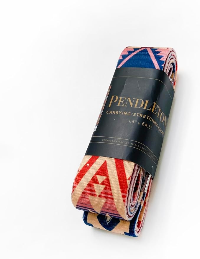 Yune Yoga x Pendleton Strap – Canyonlands Design – 100% Cotton Yoga Stretching & Carrying Strap – Eco-Friendly, Durable, Adjustable – Ideal for All Yoga Levels-FlexoryFit