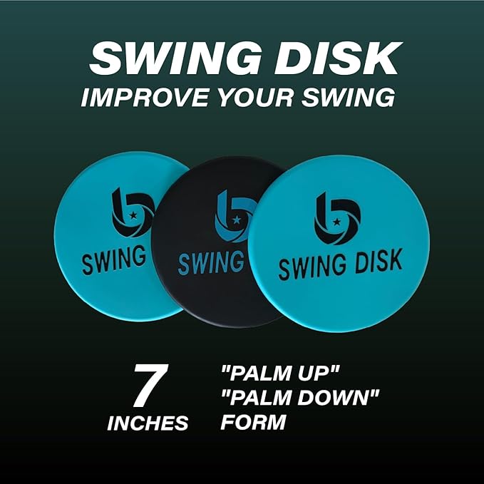 Swing Disk Baseball Swing Trainer, Baseball Hitting Trainer Disks for Improving Baseball Swing, Baseball Training Equipment to Analyze Swing and Improve Batting Mechanics