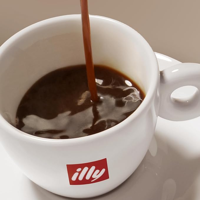 illy Ground Coffee Moka - 100% Arabica Flavored Coffee Ground - Rich Aromatic Coffee Grounds Profile – Classico Medium Roast - Notes of Caramel, Orange Blossom & Jasmine - No Preservatives – 8.8 Ounce-FlexoryFit