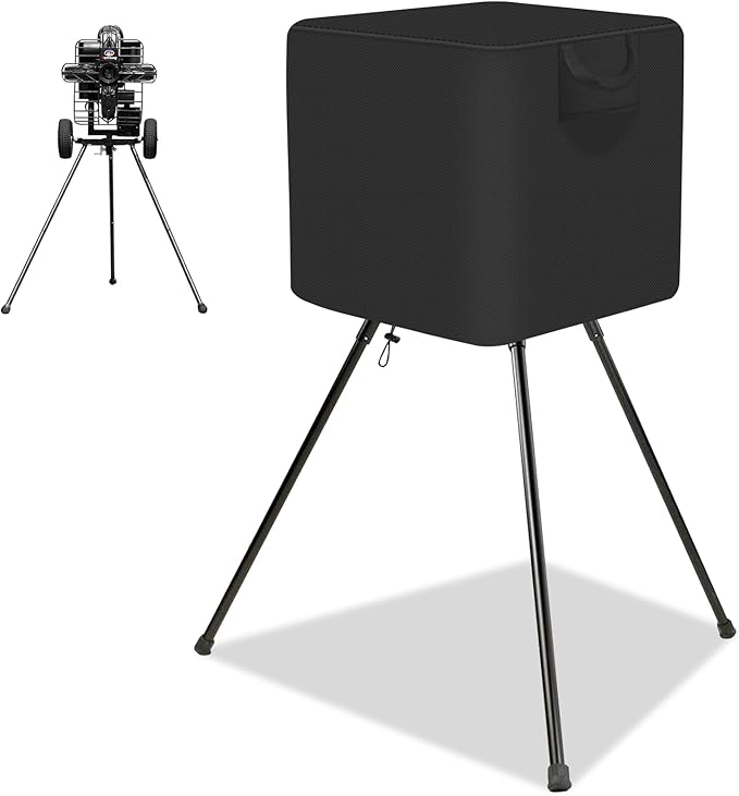 Pitching Machines Cover - Waterproof 600D Oxford Fabric, Dustproof, Resistant, Sunproof Hack Attack Pitching Machine Cover for Baseball/Softball All-Weather Protection