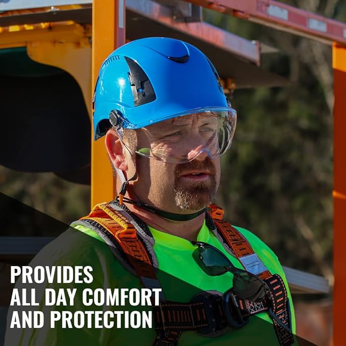 Malta Dynamics APEX Type 2 Safety Helmet – OSHA and ANSI Z89.1 Compliant Safety Hard Hats for Construction Workers and Vented Helmet for Head Protection