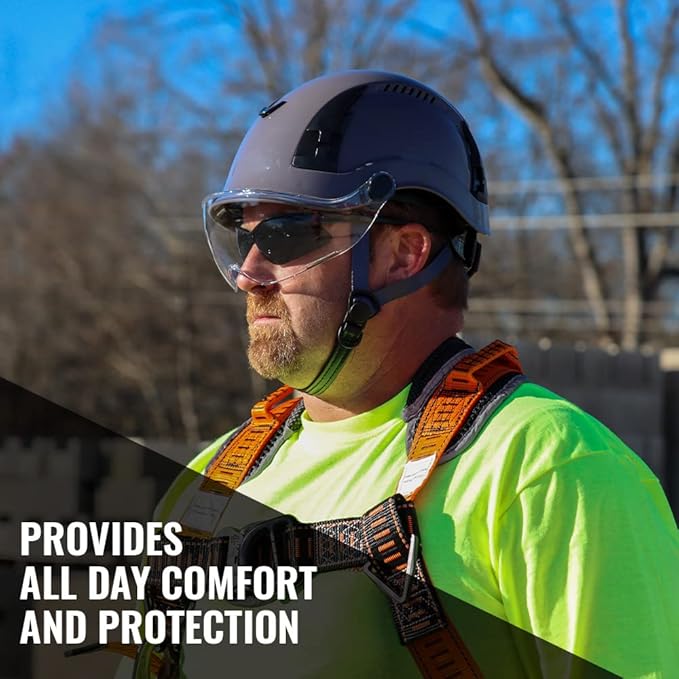 Malta Dynamics APEX Type 2 Safety Helmet – OSHA and ANSI Z89.1 Compliant Safety Hard Hats for Construction Workers and Vented Helmet for Head Protection