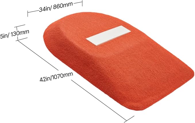 VEVOR Pitching Mound, Baseball Game Mound, Indoor/Outdoor Pitching Practice and Training Equipment, Softball Pitching Aids with Antifade Turf and Pitching Rubber