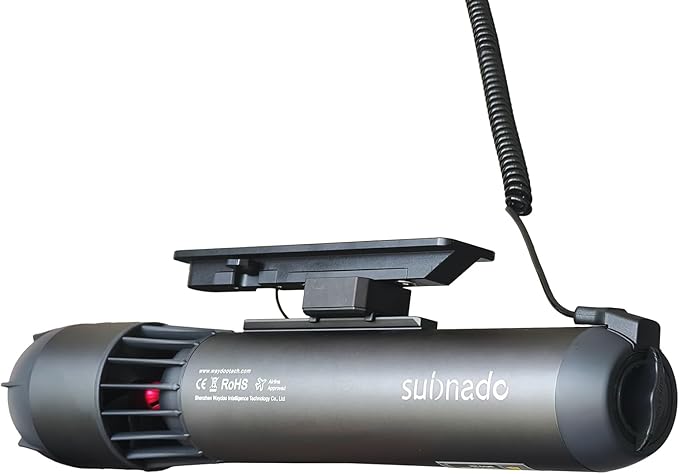 Waydoo Subnado Underwater Scooter Sup Kit, Sea Scooter for Paddleboard/Body Board/Kayak/Boogie Board, Compact and Portable Wired Thumb Controller Water Scooter for Adults & Kids