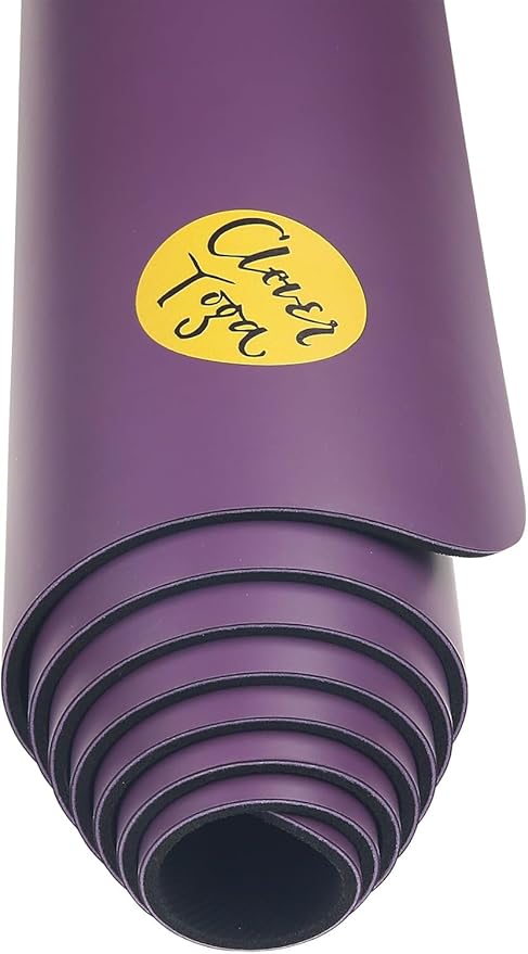 Clever Yoga Liquid Balance Thick Yoga Mat - Pro Exercise Yoga Mat with Non-Slip Surface for Home Gym, Earth-Friendly & Recyclable Pilates and Workout Pad Women & Men, 4.5 mm-FlexoryFit