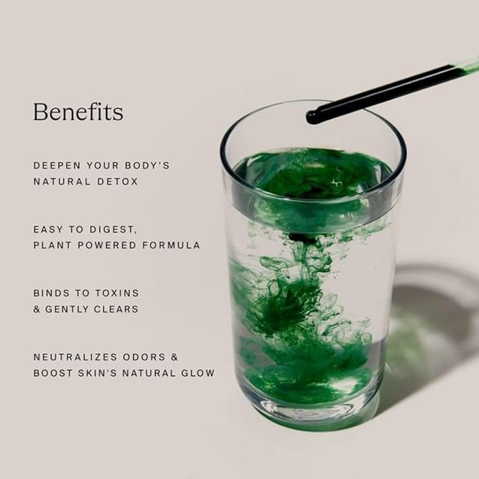 HigherDOSE Detox Drops - Liquid Chlorophyll Water Drops to Support Daily Detox & Boost Skin's Natural Glow - Plant Powered Formula with Milk Thistle, Beetroot Juice, Magnesium & Minerals (2 oz)-FlexoryFit