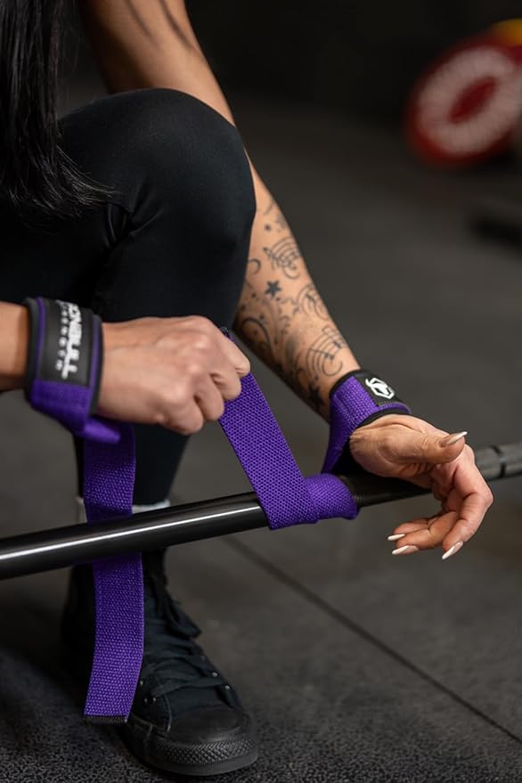 Lifting Wrist Straps for Weightlifting (1 Pair) – Padded Lifting Straps for Deadlifts, Powerlifting, Strength Training & Bodybuilding – Gym Straps for Men & Women-FlexoryFit