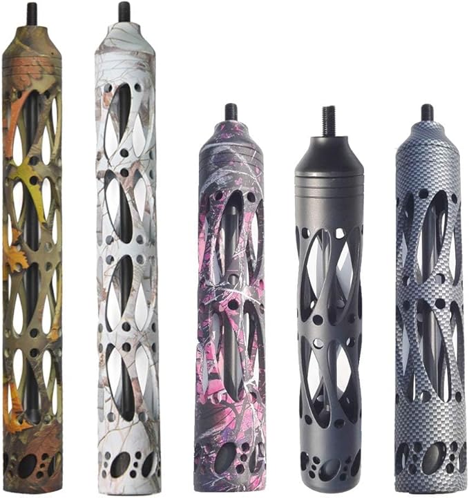 SHARROW Archery Bow Stabilizer 5inch 8inch 11inch Bow Riser Shock Absorber Dampener Recurve Bow Noise Reduction Compound Bow Accessories
