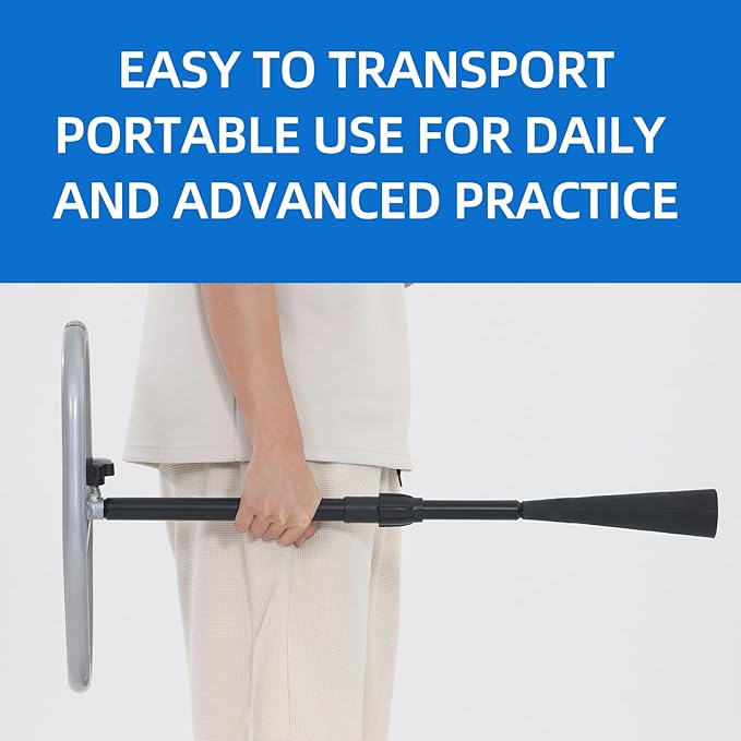 Portable Baseball Tee, Adjustable Batting Tee for Baseball/Softball/Tee Ball, 20"-26" Height, Weighted Base for Stability, Hitting Tee for Kids/Youth, Training Equipment for Baseball Practice