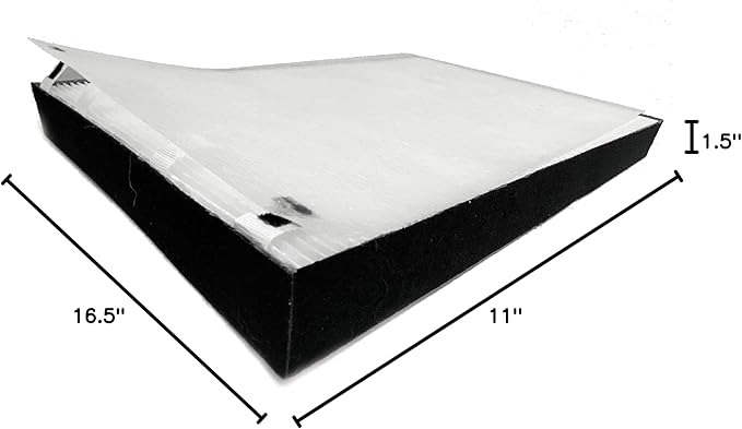 Nispira Air320 Air220 2678 True HEPA Replacement Filter for Bissell Air Purifier 220/320 2609a. 2768a, 4 Packs