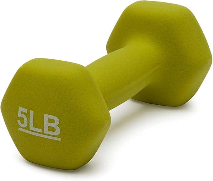 Amazon Basics Neoprene Dumbbell Hand Weights for Exercise and Muscle Toning-FlexoryFit