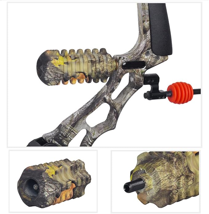 SOPOGER Archery Compound Bow Stabilizer Bow Riser Extension Dampener Target Quick Disconnect Silencers Stabilizer for Recurve Bow Hunting Shooting
