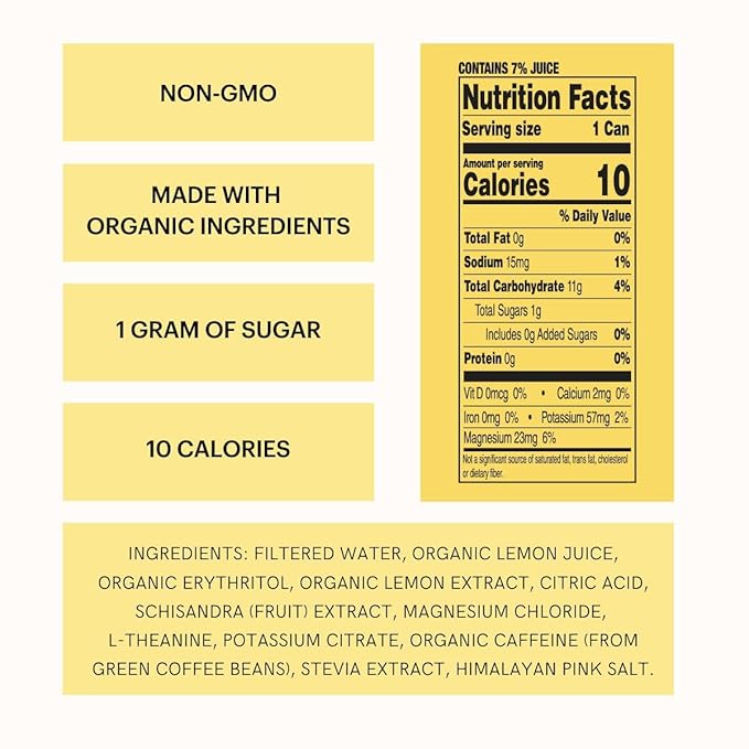 Heywell Sparkling Adaptogenic, Water Energy and Focus, Energy Variety Pack, 12 Fluid Ounce (Pack of 12) - Caffeinated, Organic, Non GMO, Vegan, Gluten Free, Dairy Free-FlexoryFit