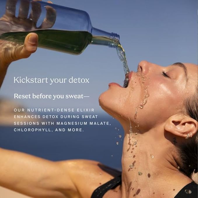 HigherDOSE Detox Drops - Liquid Chlorophyll Water Drops to Support Daily Detox & Boost Skin's Natural Glow - Plant Powered Formula with Milk Thistle, Beetroot Juice, Magnesium & Minerals (2 oz)-FlexoryFit