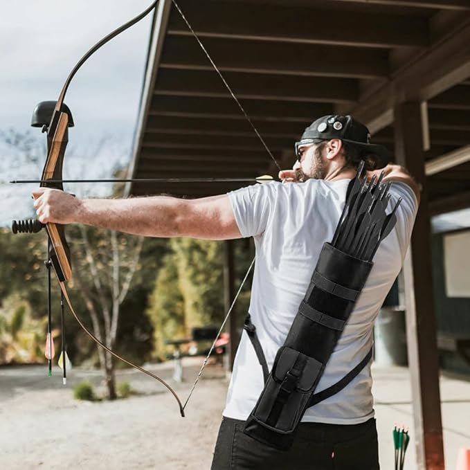 PSKOOK Archery Lightweight Back Arrow Quiver