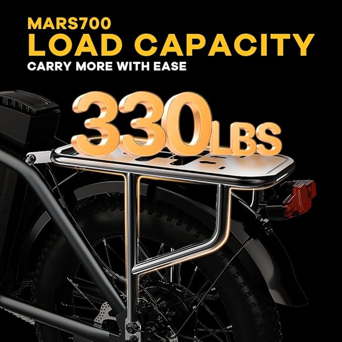 DriftGod Folding Electric Bike for Adults โ 1000W Motor, 20"x3" Fat Tire, 48V Removable Battery, All-Terrain E-Bike with 7-Speed, Front Suspension โ Powerful Foldable Ebike for Commuter