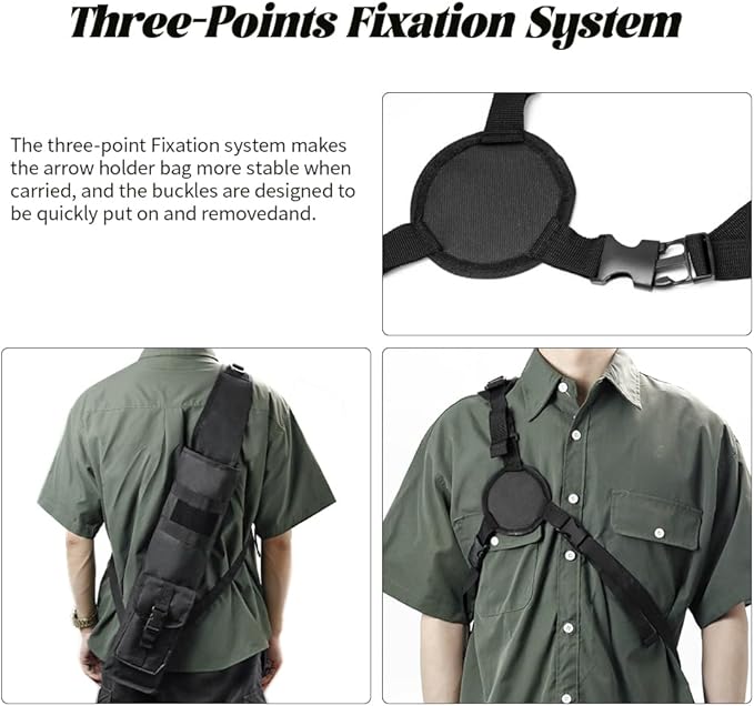 PSKOOK Archery Lightweight Back Arrow Quiver