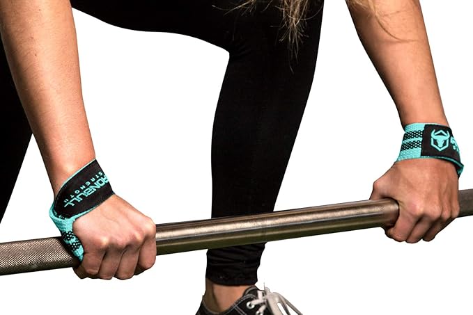 Lifting Wrist Straps for Weightlifting (1 Pair) – Padded Lifting Straps for Deadlifts, Powerlifting, Strength Training & Bodybuilding – Gym Straps for Men & Women-FlexoryFit