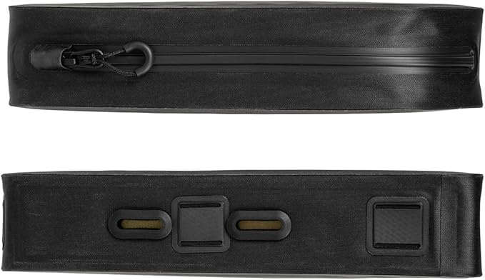 Topeak FastFuel DryBag II (TC3202B) – 0.8L Waterproof Top Tube Bag, TPU Hard Shell, Strap/Bolt-On Mount, Aerodynamic Design, .25 lbs Lightweight, Black