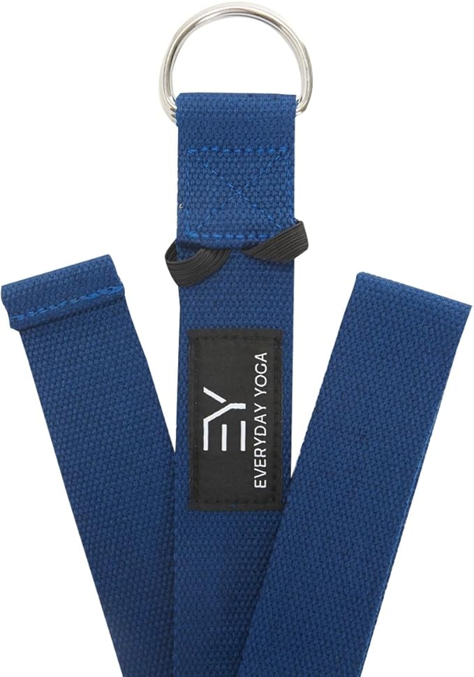 Everyday Yoga Super Strong Strap with Metal D-ring Buckle - Improve Flexibility, Stretching, and Physical Therapy Fitness.-FlexoryFit