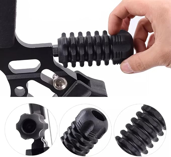 SOPOGER Archery Compound Bow Stabilizer Bow Riser Extension Dampener Target Quick Disconnect Silencers Stabilizer for Recurve Bow Hunting Shooting-FlexoryFit