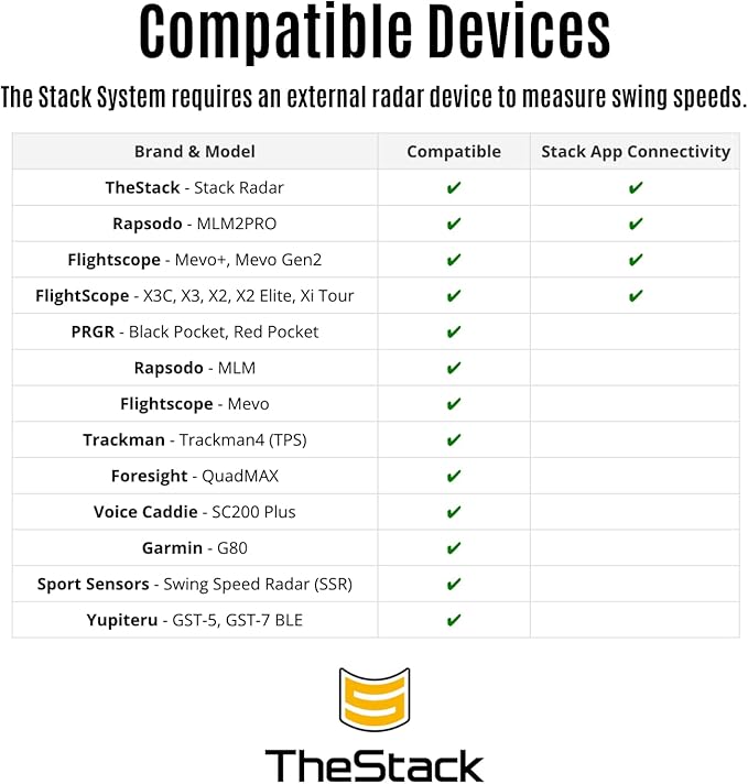 TheStack™ | Golf Swing Speed Trainer | Weighted Golf Training Aid | Golf Swing Trainer Golf Swing Training Aid | Golf Trainer Practice for Men and Women