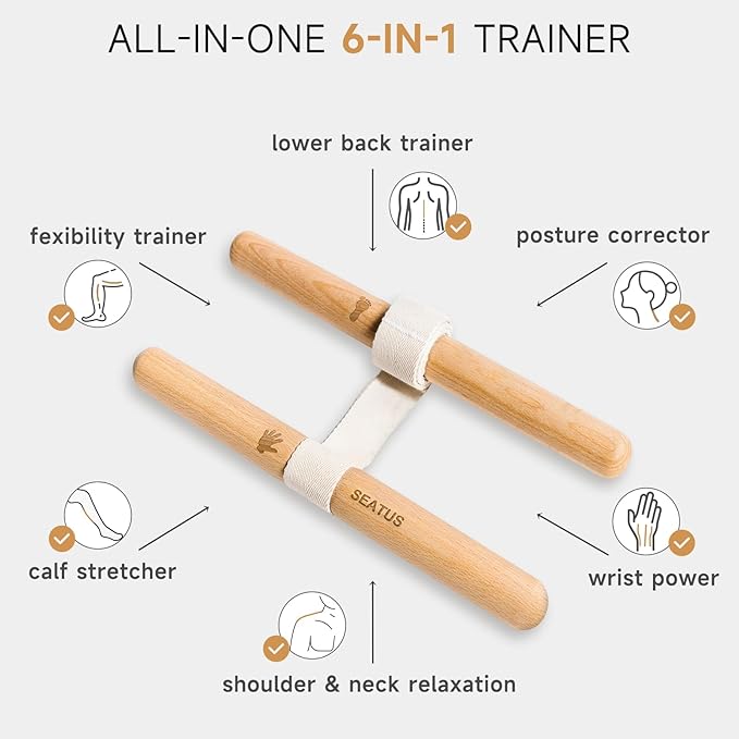 Innovative Muscle Stretching Device, Adjustable Length Hamstring Stretcher Redefines Flexibility, Pain Relief and Wellbeing for Your Entire Body Easily Perform Yoga and Stretching at Home!-FlexoryFit