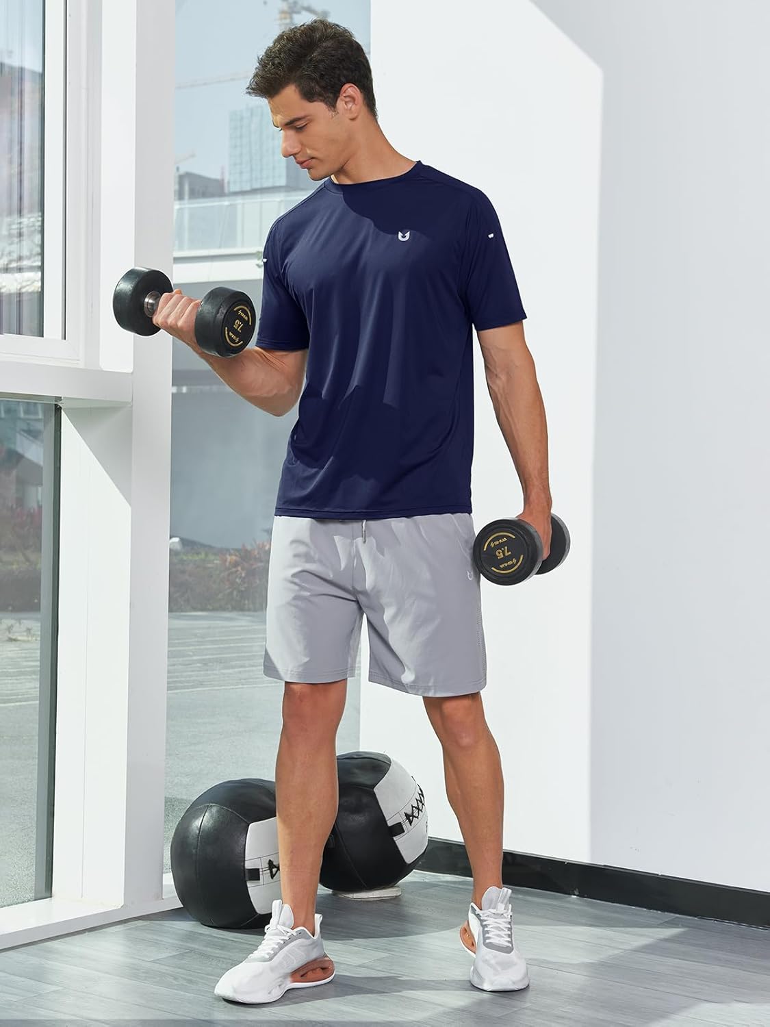 NORTHYARD Men's Athletic Running T-Shirts Quick Dry Workout Shirts Short-Sleeve Sports Gym Tee Tops Performance Activewear