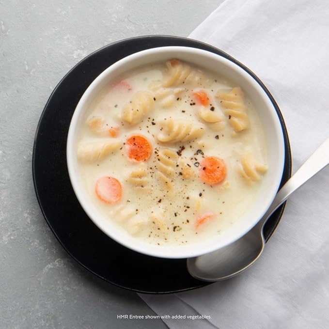 HMR Creamy Chicken Soup Mix | Instant Lunch or Dinner to Support Weight Management | Easy to Make | 15 grams of Protein | Low Calorie Food | Triple Pack, 7 Single Serve Packets per Box-FlexoryFit