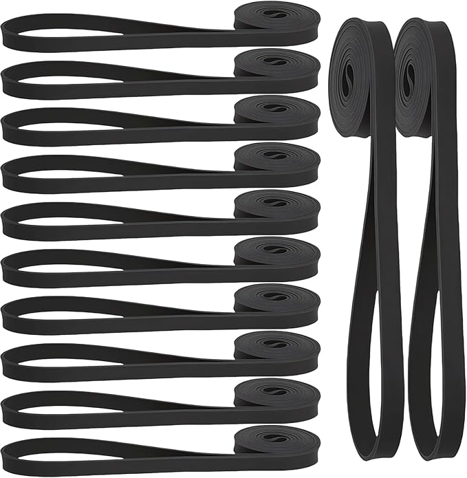 12-Pack Resistance Bands Set - Pull Up Assist, Strength Training & Physical Therapy for Home Gym | Exercise Loop Bands for Men & Women-FlexoryFit