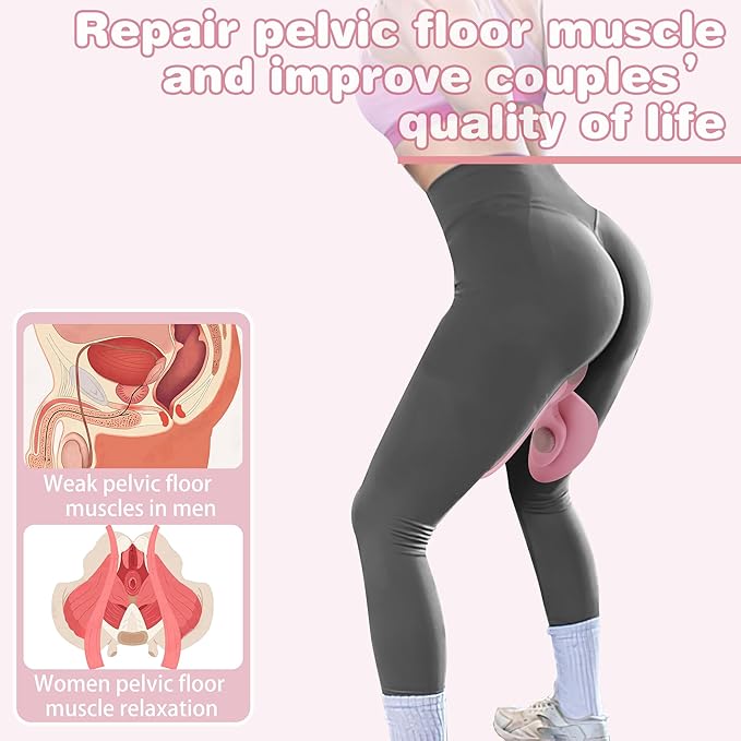 Inner Thigh and Pelvic Floor Muscle kegel Exerciser Toner for Women and Man, Leg Workout Exercise Equipment Device HIPS Pelvis Trainer Machine kegal excersize Toner-FlexoryFit