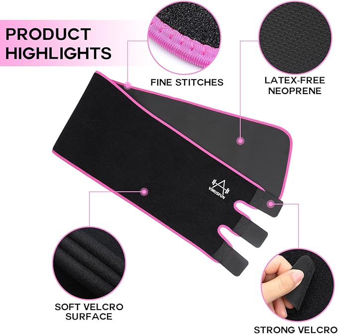 Waist Trimmer Belt Men Sweat Band Stomach Wrap, Waist Trainer for Women Workout